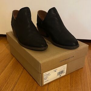 Lucky Brand Women's Sleek Black Booties